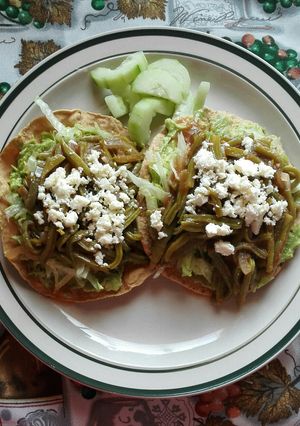 Una foto de Rajitas de nopales