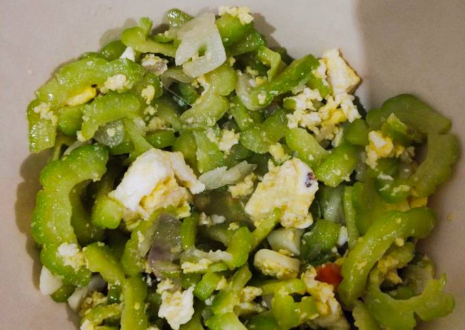 Standar Bagaimana cara membuat Tumis Pare Telor  nagih banget