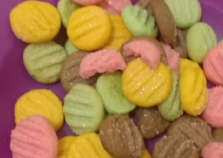 Resep: SempurnaGerman Rainbow Cookies