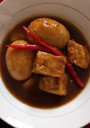 Foto resep Semur Telor, Tahu dan Kentang pedess