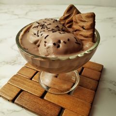 A picture of Chocolate Biscuit Ice-cream.