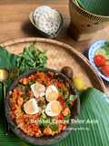 Sambal tempe telur asin