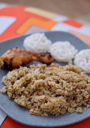 Foto resep Nasgor Korned Cabe Ijo
