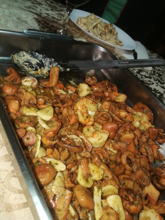 Una foto de Rovellones con ajitos y gamba
