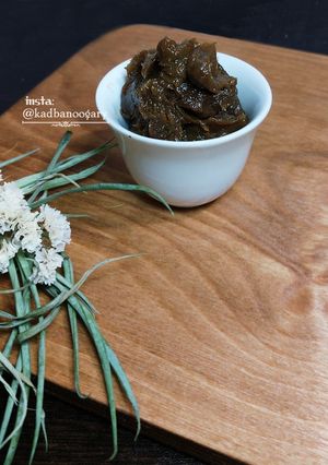 عکسی از دستور رب آلوچه (رب گوجه سبز)