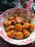 Batatas glaseadas (camotes, sweet potatos, boniatos)