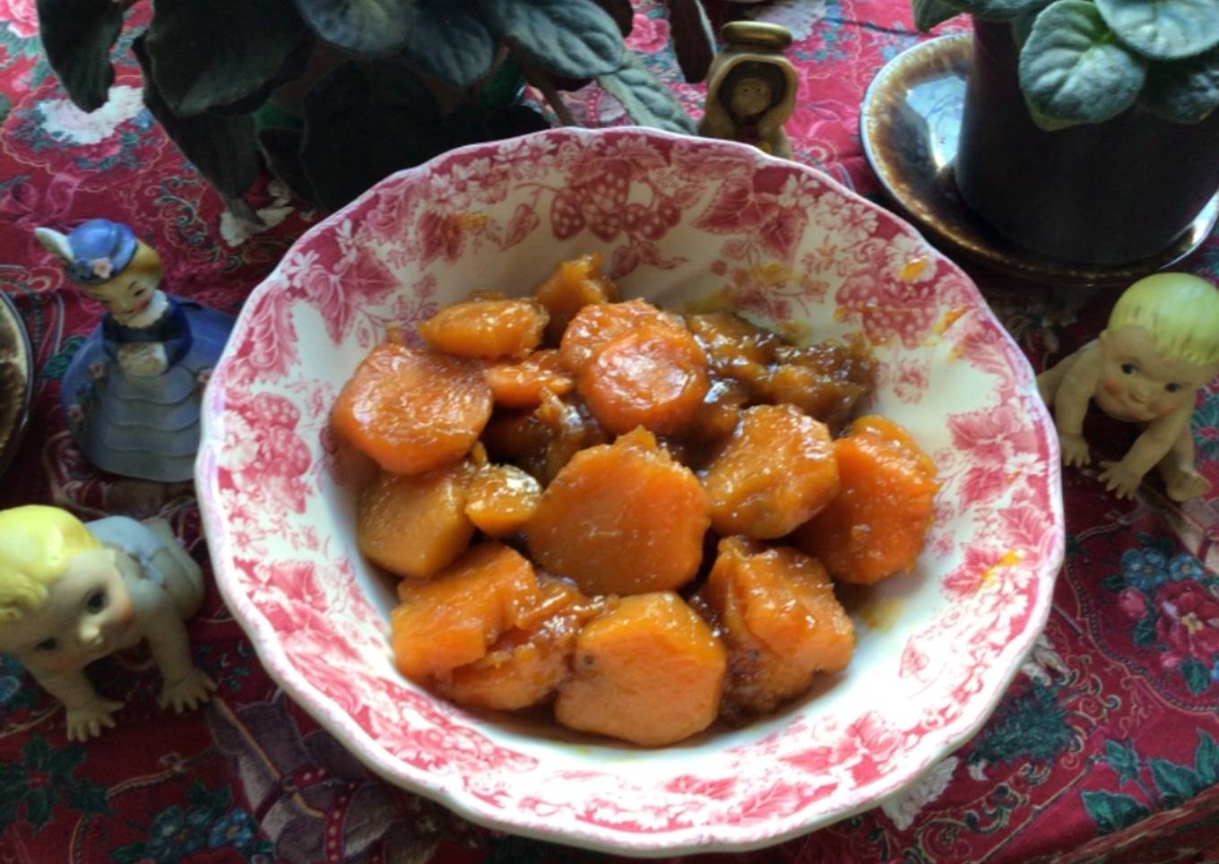 Batatas glaseadas (camotes, sweet potatos, boniatos)