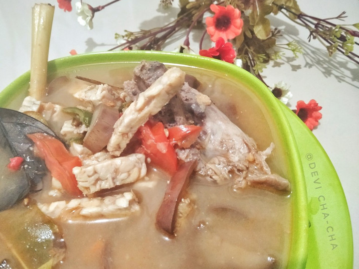 Langkah Mudah untuk Membuat 105).Lodeh Terong Ayam-Tempe (Tanpa Santan) 🍲 Anti Gagal