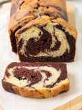 Budín marmolado