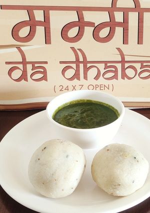 A picture of Steam rava vegetable balls (for kids).