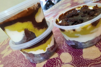 Anti Ribet, Bikin Dessert box brownies alpukat lumer Wajib Dicoba