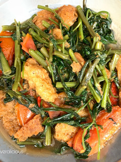 Foto resep Kangkung Tumis Terasi (Vegan)