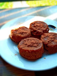 Foto resep Milo Lava Cake Kukus