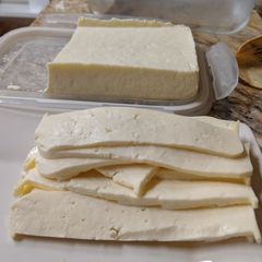 Vegetarian Venezuelan Cuajada Cheese A picture of Vegetarian Venezuelan Cuajada Cheese.