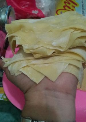 Hình của món Vỏ bánh hoành thánh.