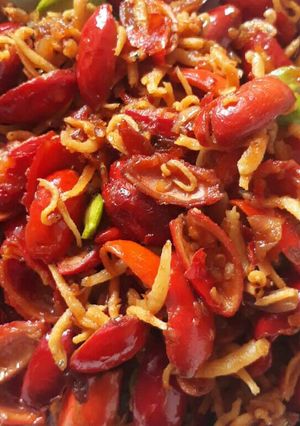 Foto resep Tumis kulit melinjo teri