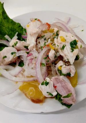 Una foto de Ceviche de pescado