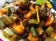 A picture of bhindi aloo