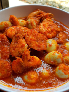 Foto resep Udang telur puyuh sambal kuah