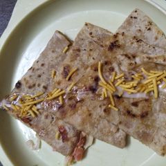 A picture of Mayonnaise chapati sandwich.