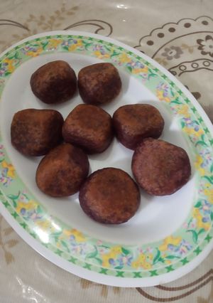 Foto resep Bola bola Ubi ungu