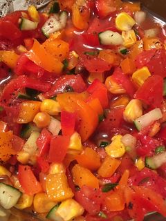 A picture of Pico de gallo no onions.