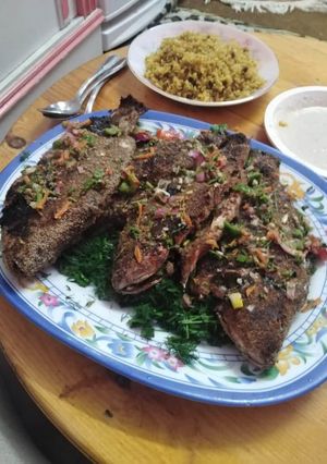 صورة لوصفة سمك مشوي