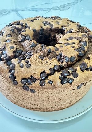 Foto resep Chiffon Cake Coklat Putih Telur