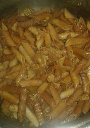 صورة لوصفة مكرونة محمرة