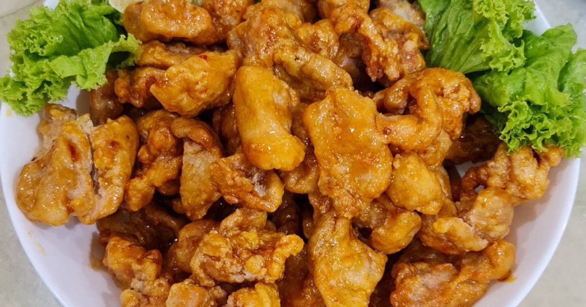 Resep Ayam Saos Lemon oleh Mom ENC - Cookpad