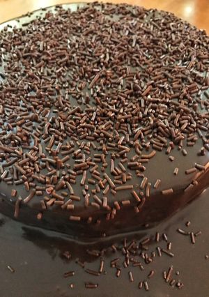A picture of Brigadeiro Cake.