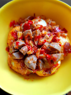 Foto resep Telur balado topping baso mercon