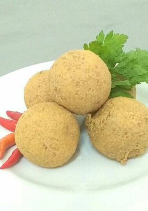Foto resep Tahu pong bulat.