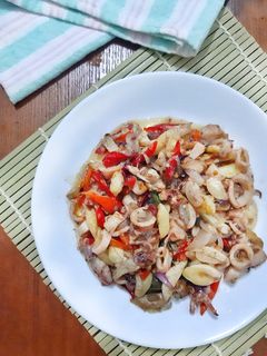 Foto resep Tumis Jengkol Cumi Asin