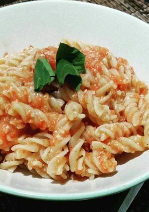 Foto resep Pasta Fussili Keju Tomat