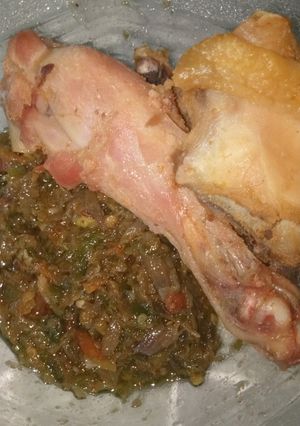 Foto resep Ayam Goreng Sambel Ijo