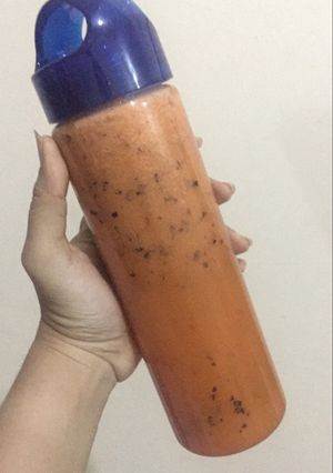 Foto resep Carrot juice with plum