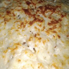 A picture of Cheesy lasagna.