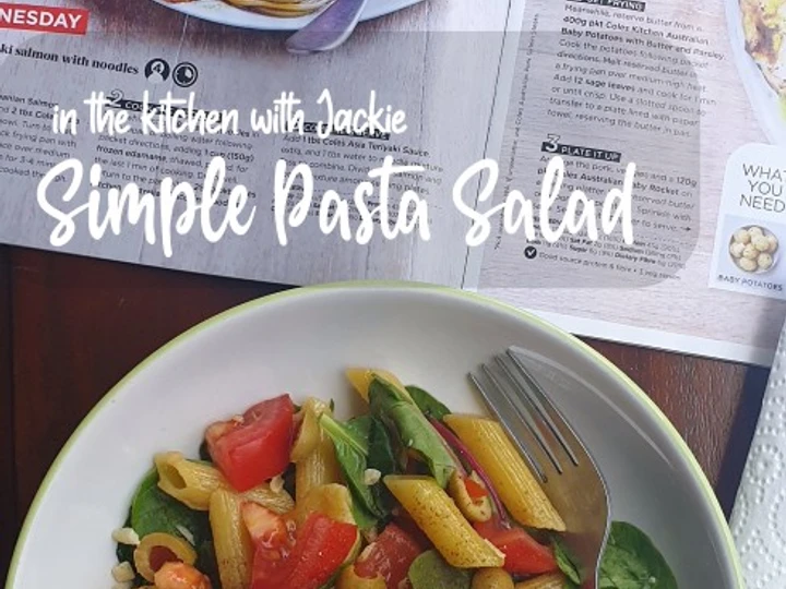 Cara Sederhana Membikin Resep  Simple Pasta Salad yang Lezat Sekali, Bikin Ketagihan