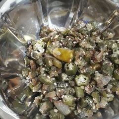 A picture of Bhindi sabzi quick and easy.