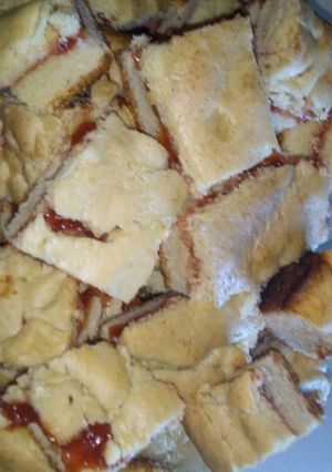 Una foto de Palitos de membrillo y batata "fácil"