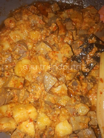 Langkah Gampang Membuat Resep Sambal hati kentang yang Lezat Sekali Anti Ribet, Lezat