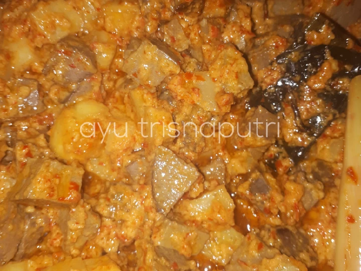 Langkah Gampang Membuat Resep Sambal hati kentang yang Lezat Sekali Anti Ribet, Lezat