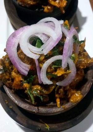 A picture of Nkwobi.