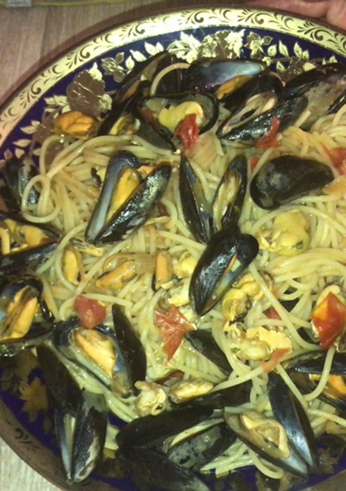 Una foto de Pasta a la marinera