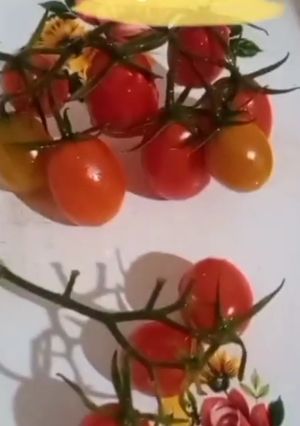 Una foto de Cherrys con zapallo