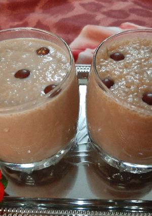 A picture of Chicko banana chocolate shake.
