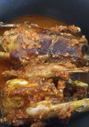 عکسی از دستور پخت غاز به روش مازندرانی