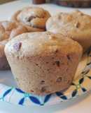 Paleo / Keto Pecan Stuffed Muffins. Sugar, grain and dairy free
