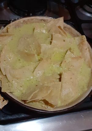 Una foto de Chilaquiles verdes💚